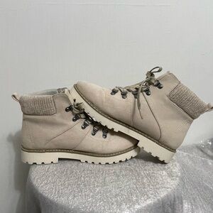 Cliffs by White Mountain”Sabine” Women’s Hiker Boots Beige Size 8.5M(B43)✨